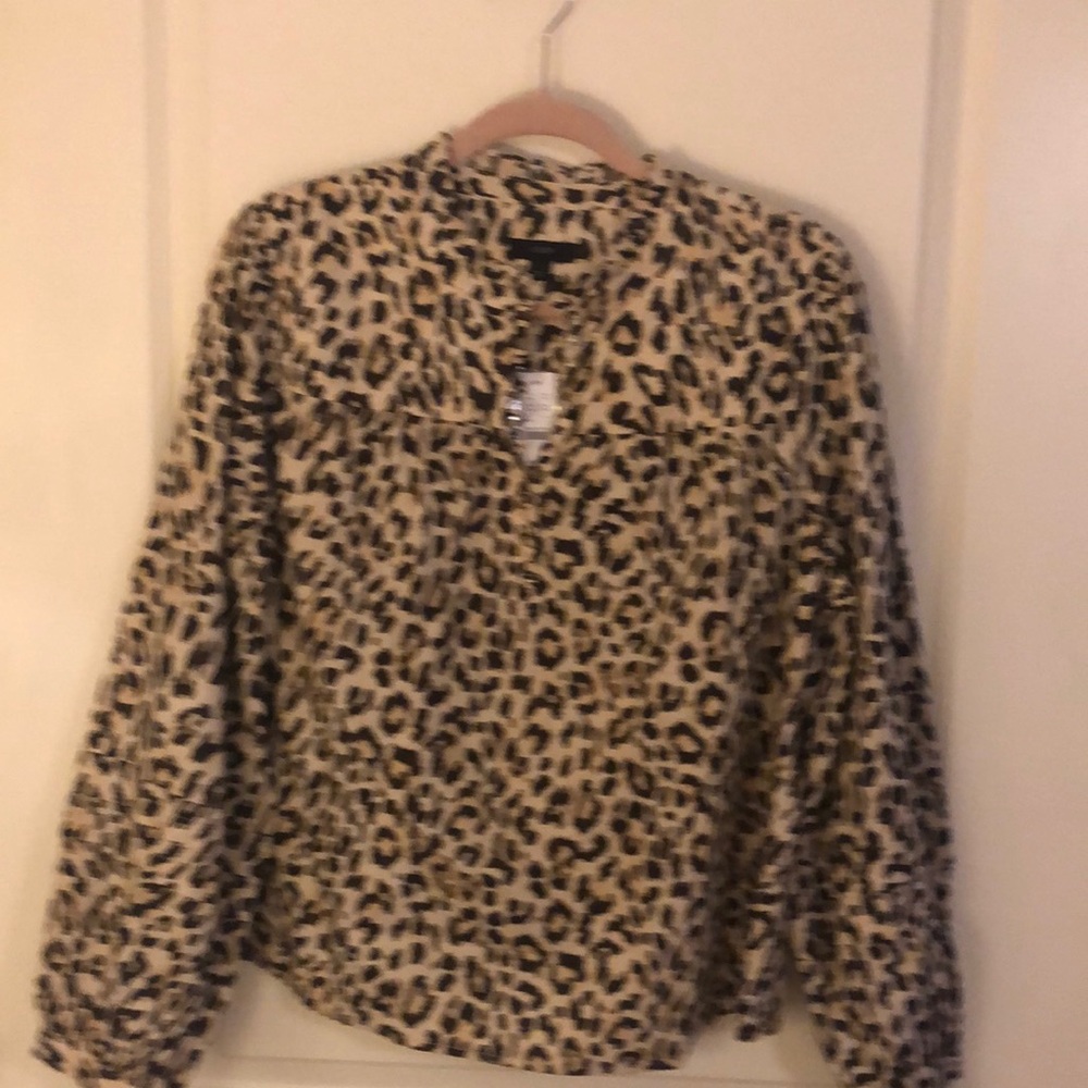 Leopard Print Blouse